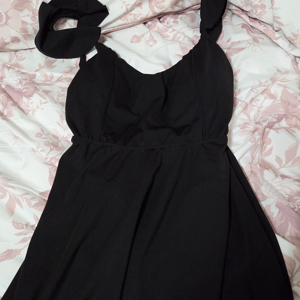 HALARA One Shoulder Black Dress